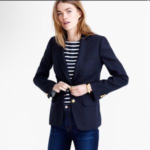 J CREW Navy Wool Blazer Size 2